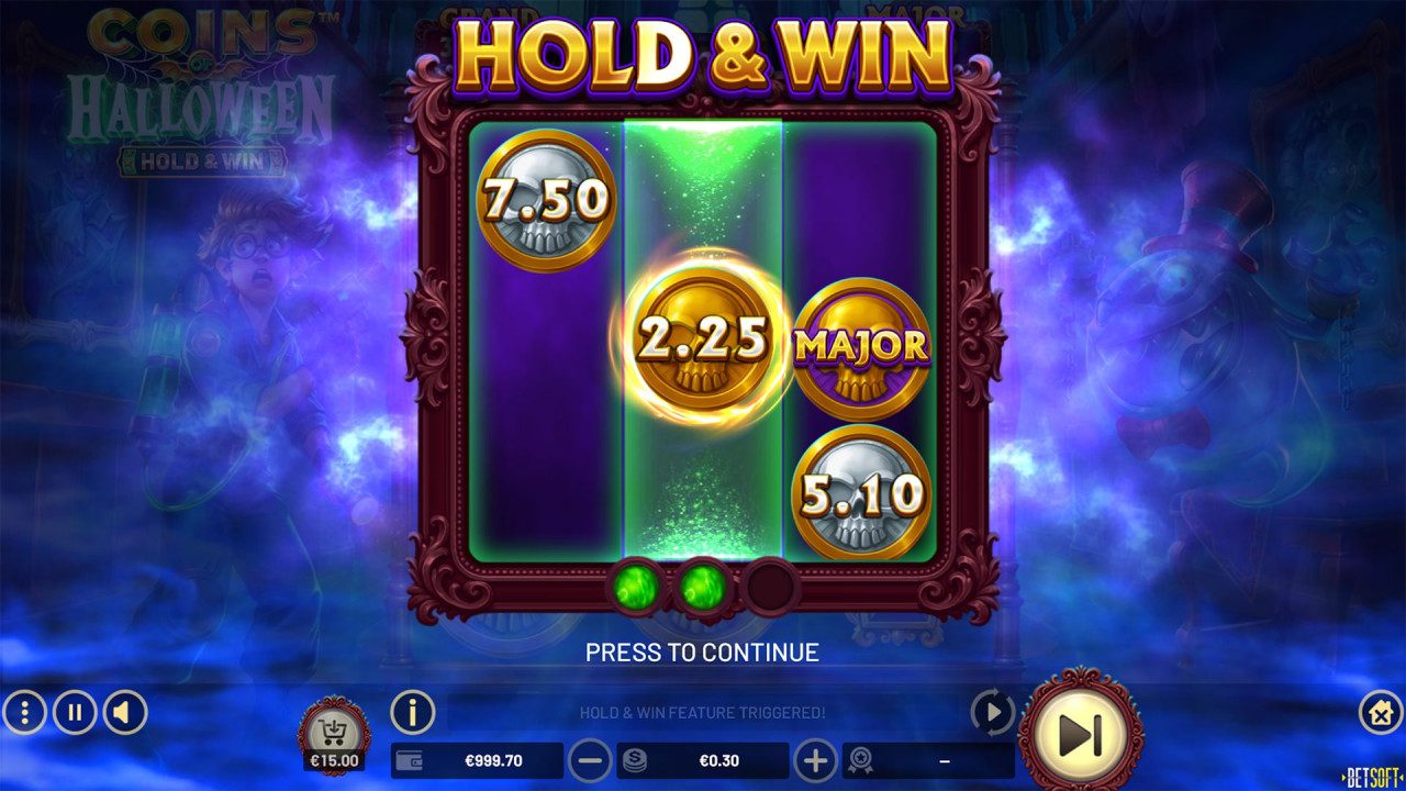BetSoft Coins of Halloween Screenshot