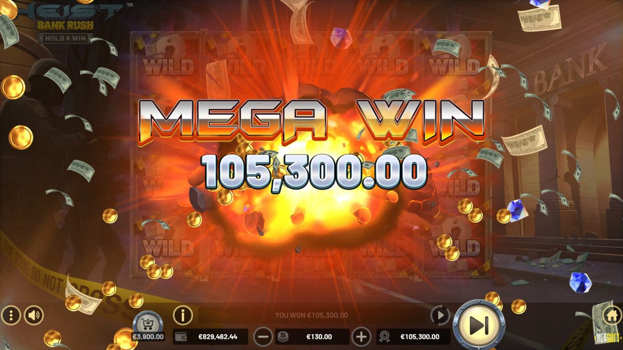 BetSoft Heist Bank Rush Screenshot