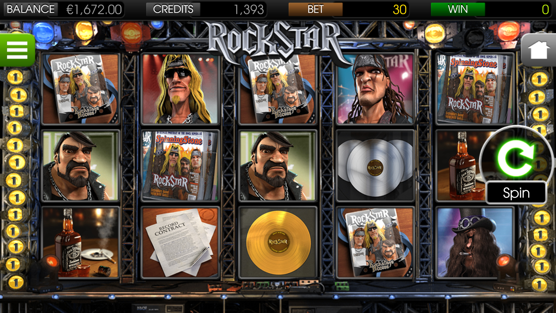 BetSoft Rockstar Screenshot