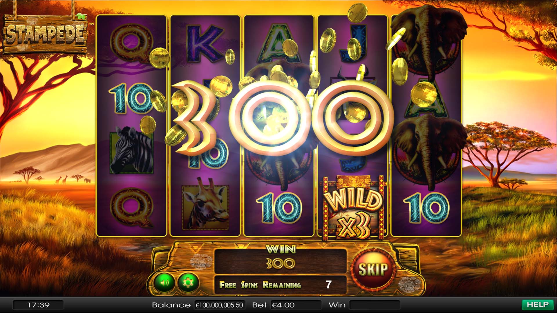 BetSoft Stampede Screenshot