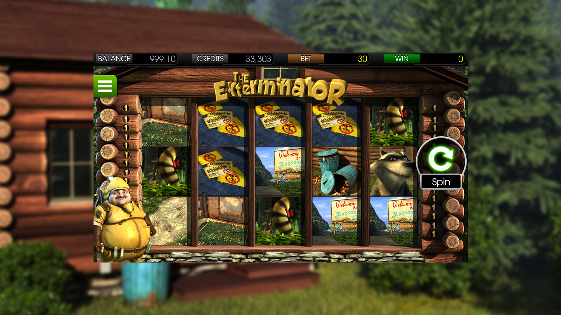 BetSoft The Exterminator Screenshot