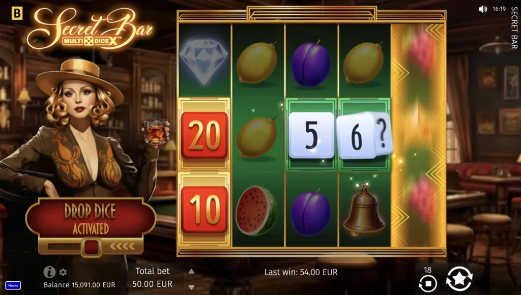 BG Secret Bar Multidice X Screenshot