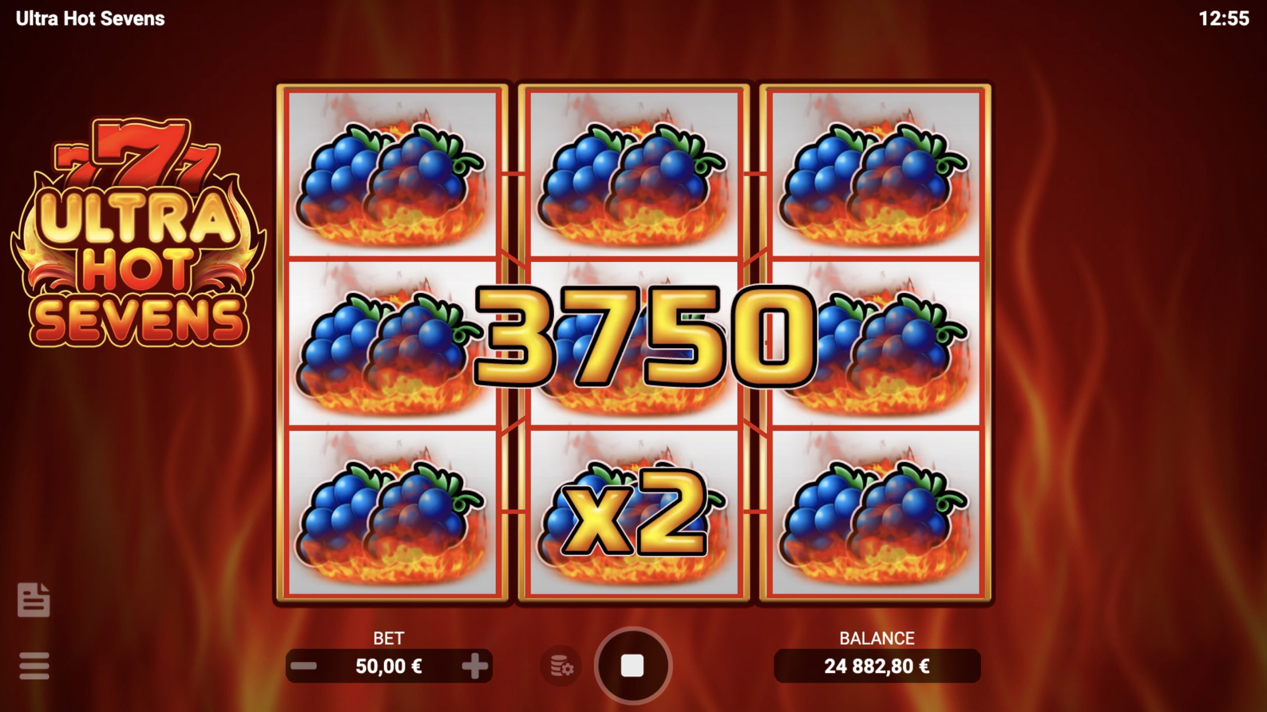 EVO Ultra Hot Sevens Screenshot