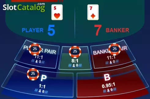 Virtual Baccarat Screenshot