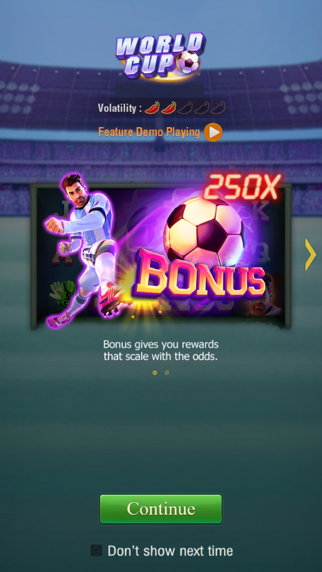 World Cup Screenshot