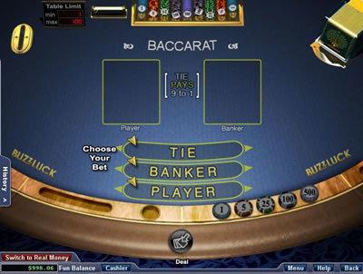 LuckyWin Baccarat Screenshot