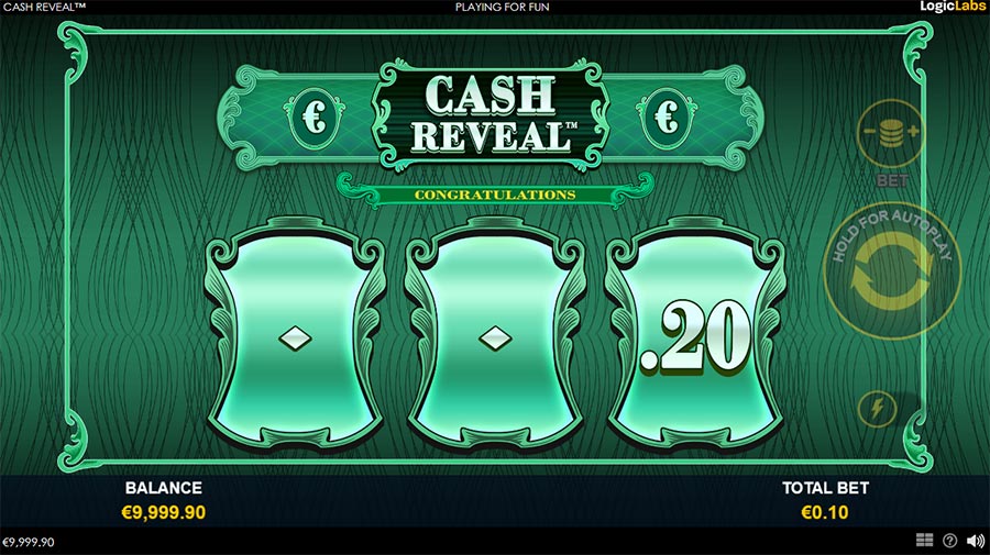 PT Cash Reveal Screenshot