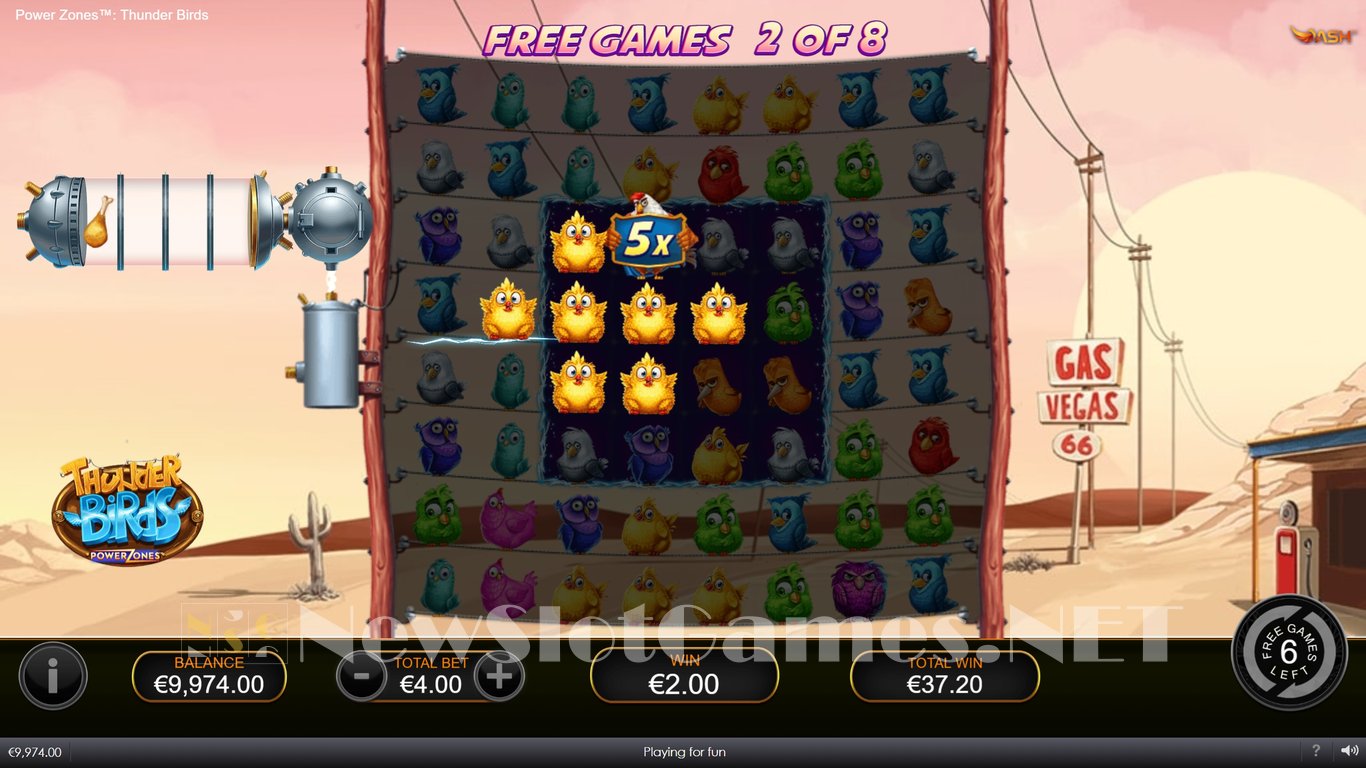 PT Power Zones Thunder Birds Screenshot