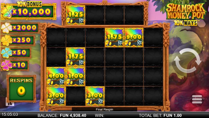 Shamrock Money Pot 10K Ways Screenshot