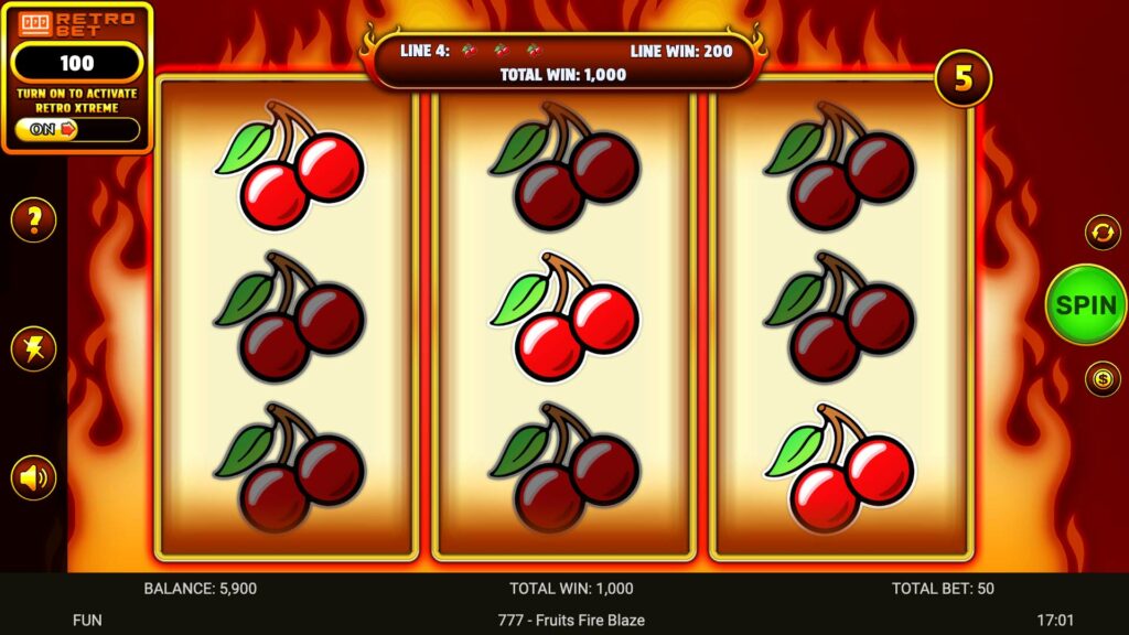SP 777 Fruits Fire Blaze Screenshot