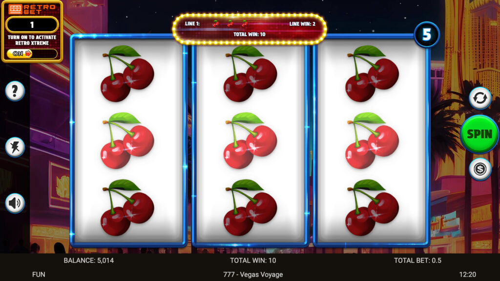 SP 777 vegas voyage Screenshot